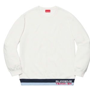 Supreme Rib Striped Crewneck